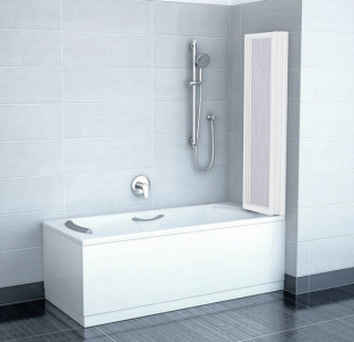 Шторка на ванну Ravak Supernova VS3 130 795V0100Z1 Transparent профиль белый